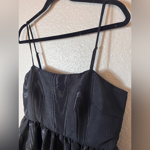 KATE SPADE NY x TARGET Tiered Ruffle Midi Tank Dress Black Size Medium - Picture 7 of 15